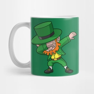 Irish Dabbing Leprechaun St Patricks Day Mug